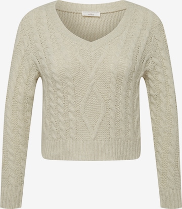 Guido Maria Kretschmer Curvy Collection Пуловер 'Marina' в бяло: отпред