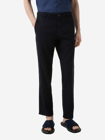 BOGNER Regular Chinohose 'Riley' in Blau: Vorderseite