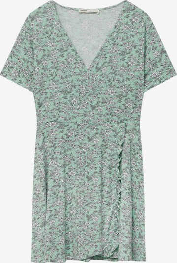Pull&Bear Šaty - pastelově zelená / černá / bílá, Produkt