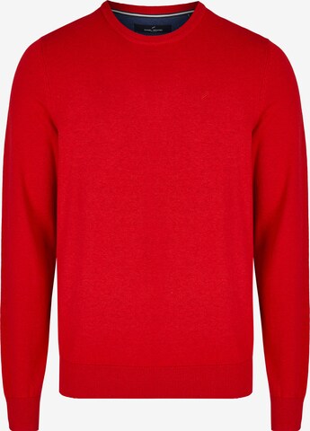 Pull-over HECHTER PARIS en rouge : devant