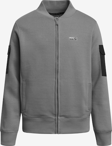 BENCH Sweatjacke in Grau: predná strana