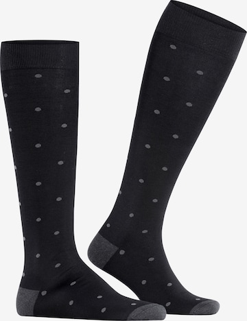 FALKE Knee High Socks 'Dot' in Grey: front