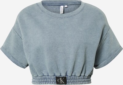 Calvin Klein Swimwear Sweat-shirt en bleu fumé, Vue avec produit