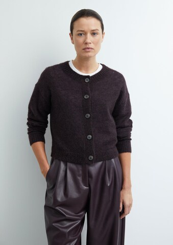COMMA Gebreid vest in Lila: voorkant