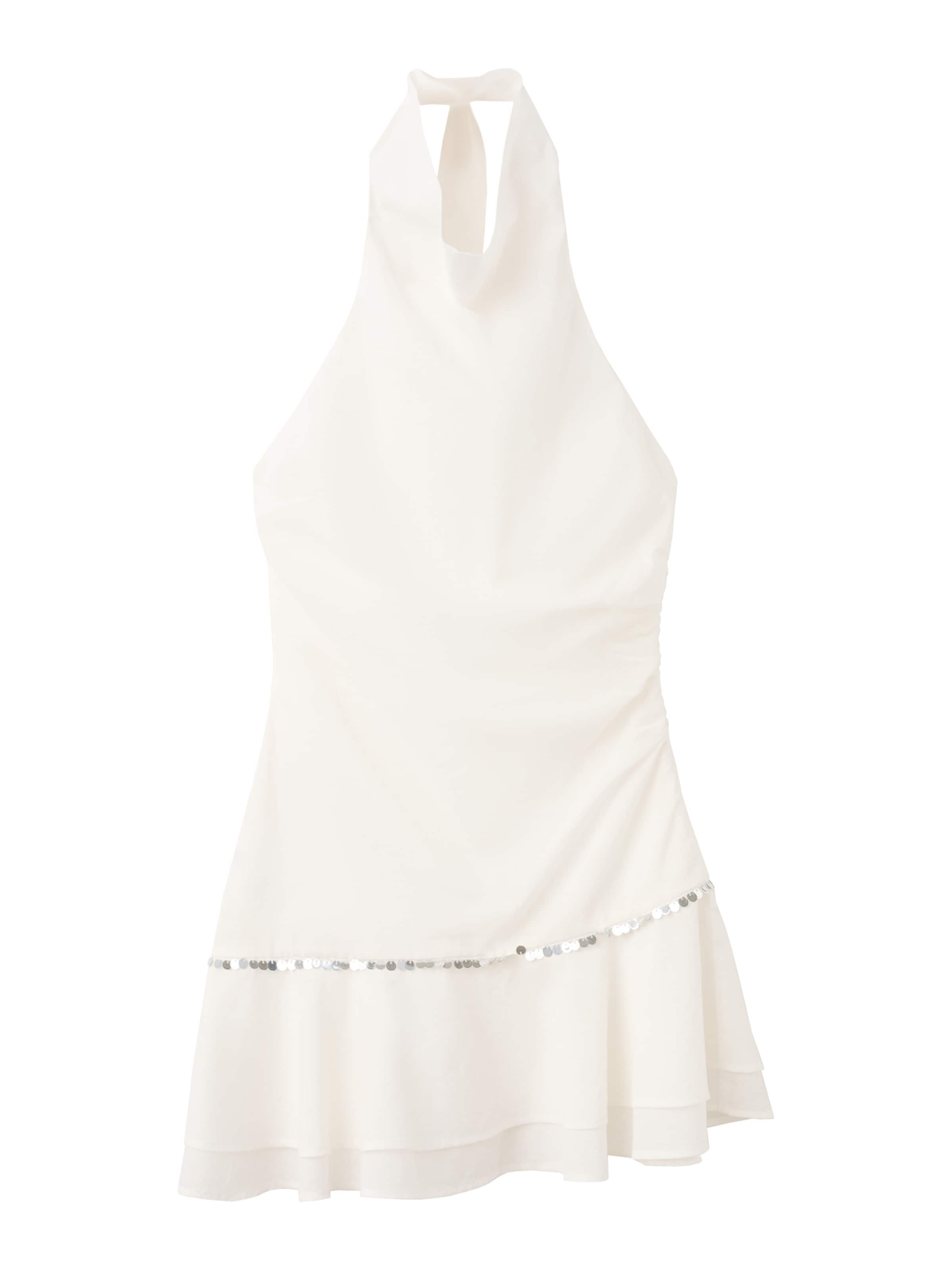 Rochie 'MAREA' de la MANGO pe alb: față