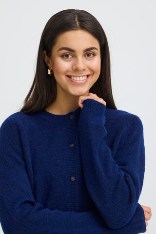 Fransa Knit cardigan 'ELLIS CAR 2' in Blue