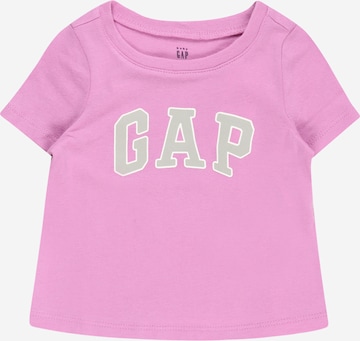 T-Shirt GAP en rose : devant