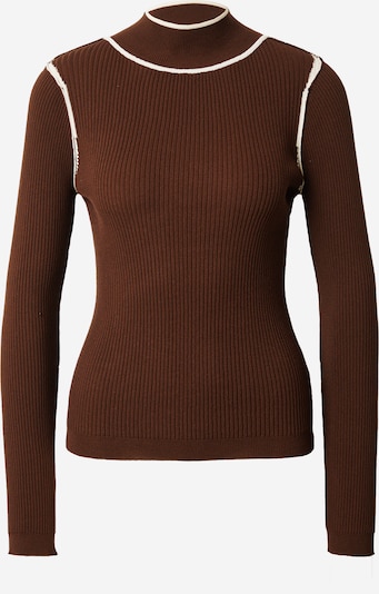 TOPSHOP Neulepaita värissä suklaa / valkoinen, Tuotenäkymä