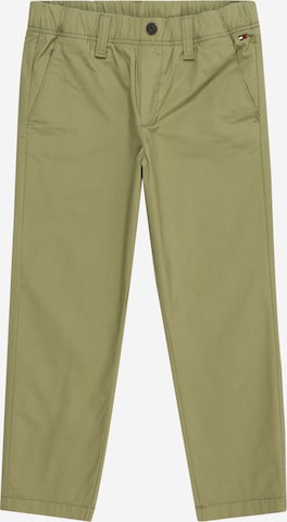 TOMMY HILFIGER Regular Pants in Green: front