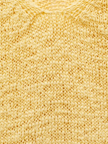 Tops en tricot 'PEKIN' MANGO en jaune