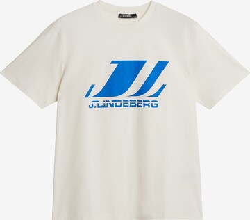 J.Lindeberg T-shirt 'Parcy' i beige: framsida