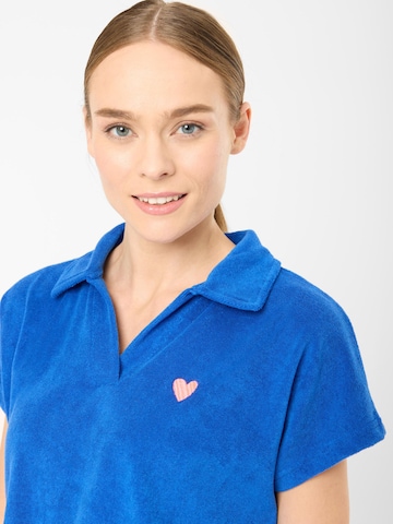 CODELLO T-Shirt aus Baumwoll-Mix in Blau