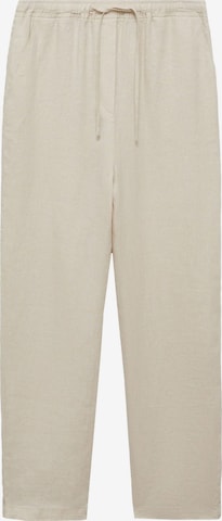 MANGO Broek in Grijs: voorkant