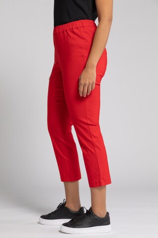 Coupe slim Pantalon Ulla Popken en rouge