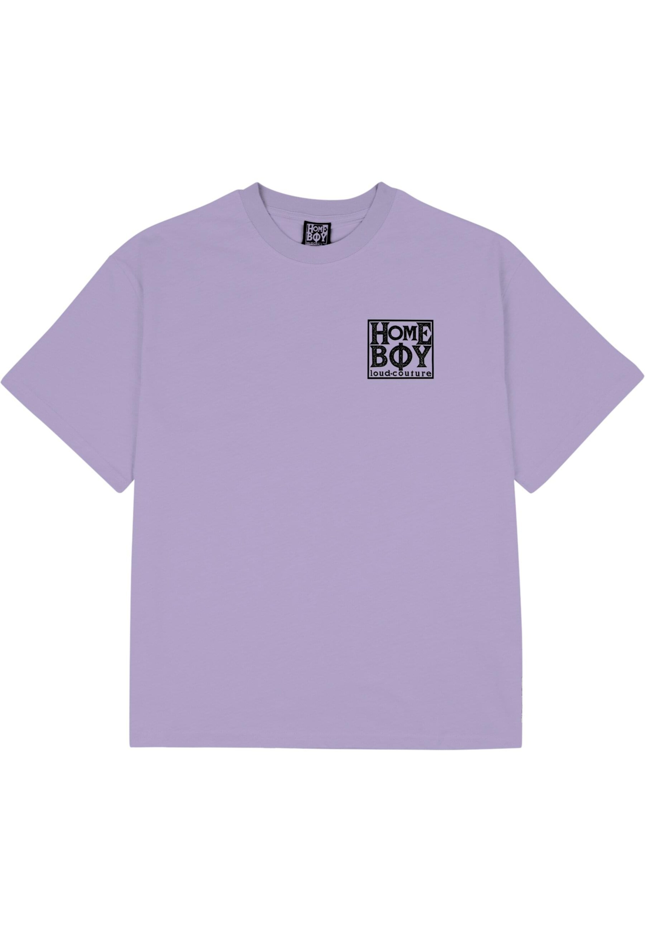 T-Shirt &#x27;Old School&#x27; HOMEBOY en violet : devant