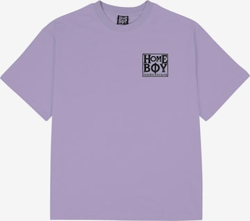 T-Shirt 'Old School' HOMEBOY en violet : devant