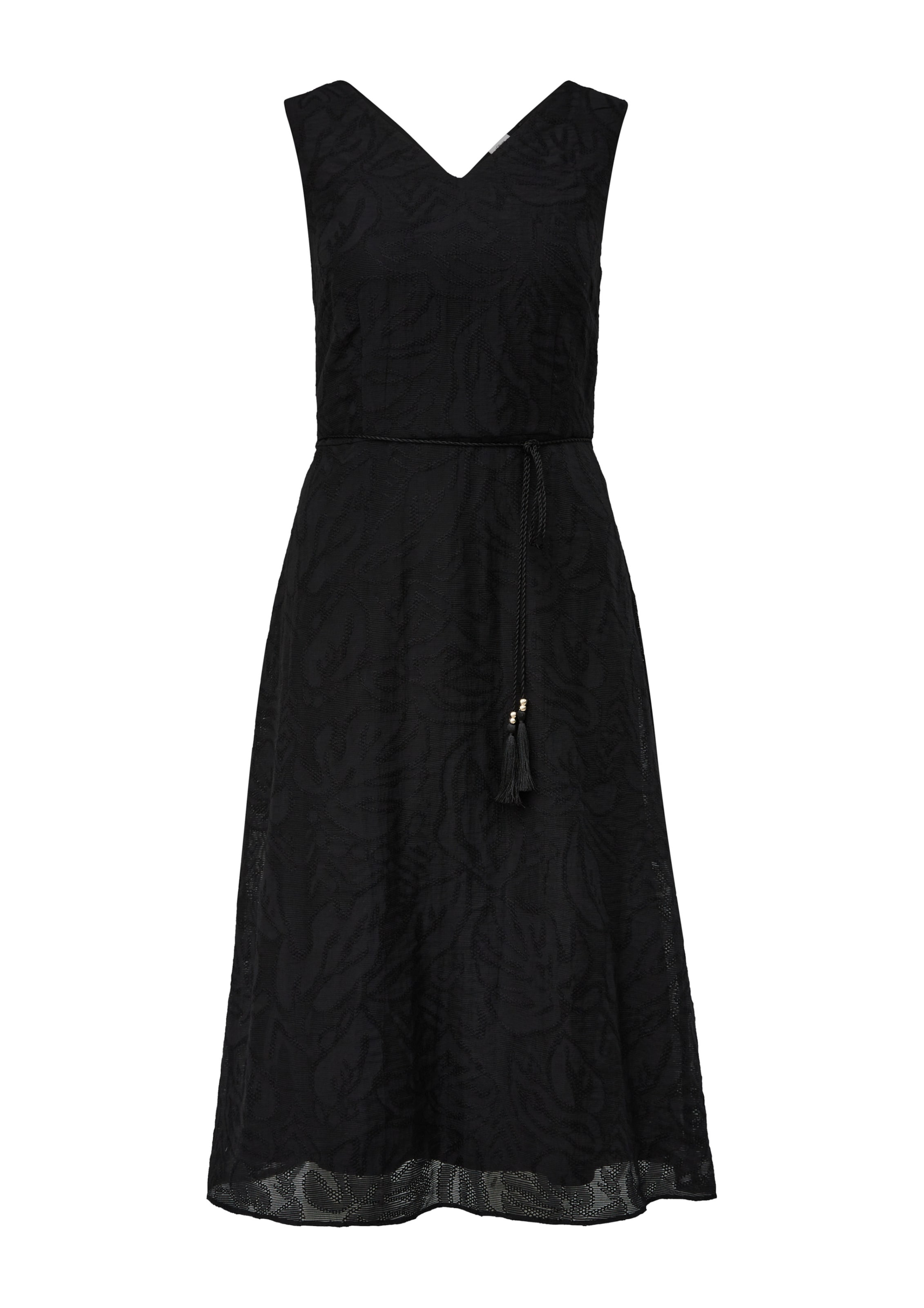 s.Oliver Kleid in Schwarz: Vorderseite