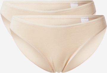 SCHIESSER String '95/5' i beige: forside