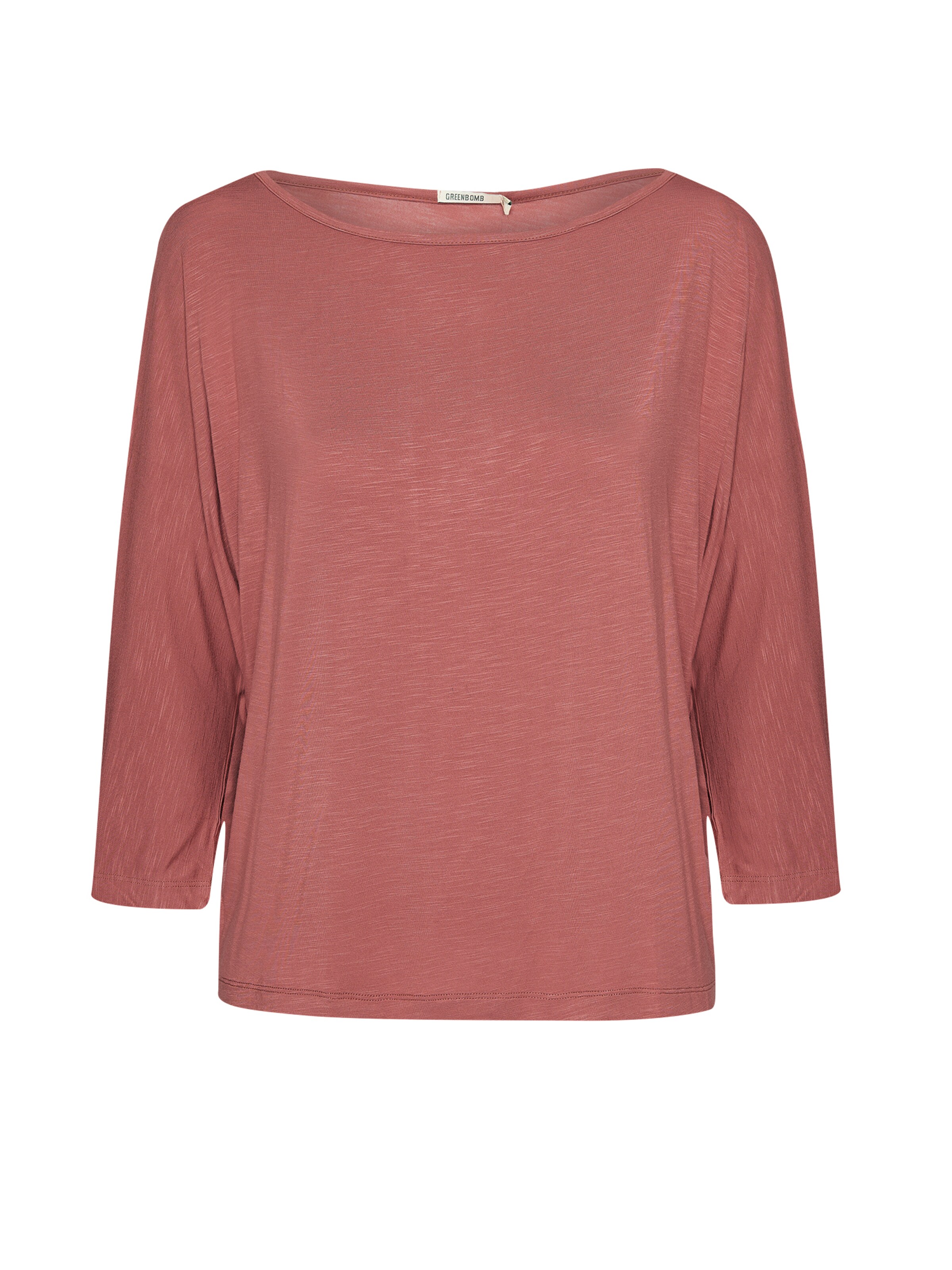 GREENBOMB Shirt in Roze: voorkant