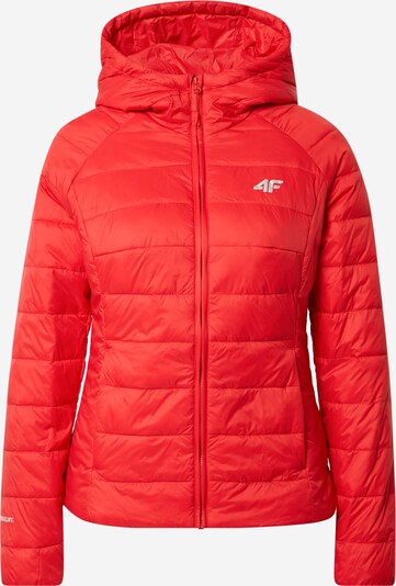 4F Sportjacke in silbergrau / rot, Produktansicht