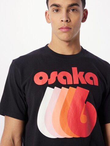 Superdry T-Shirt 'Osaka' in Schwarz
