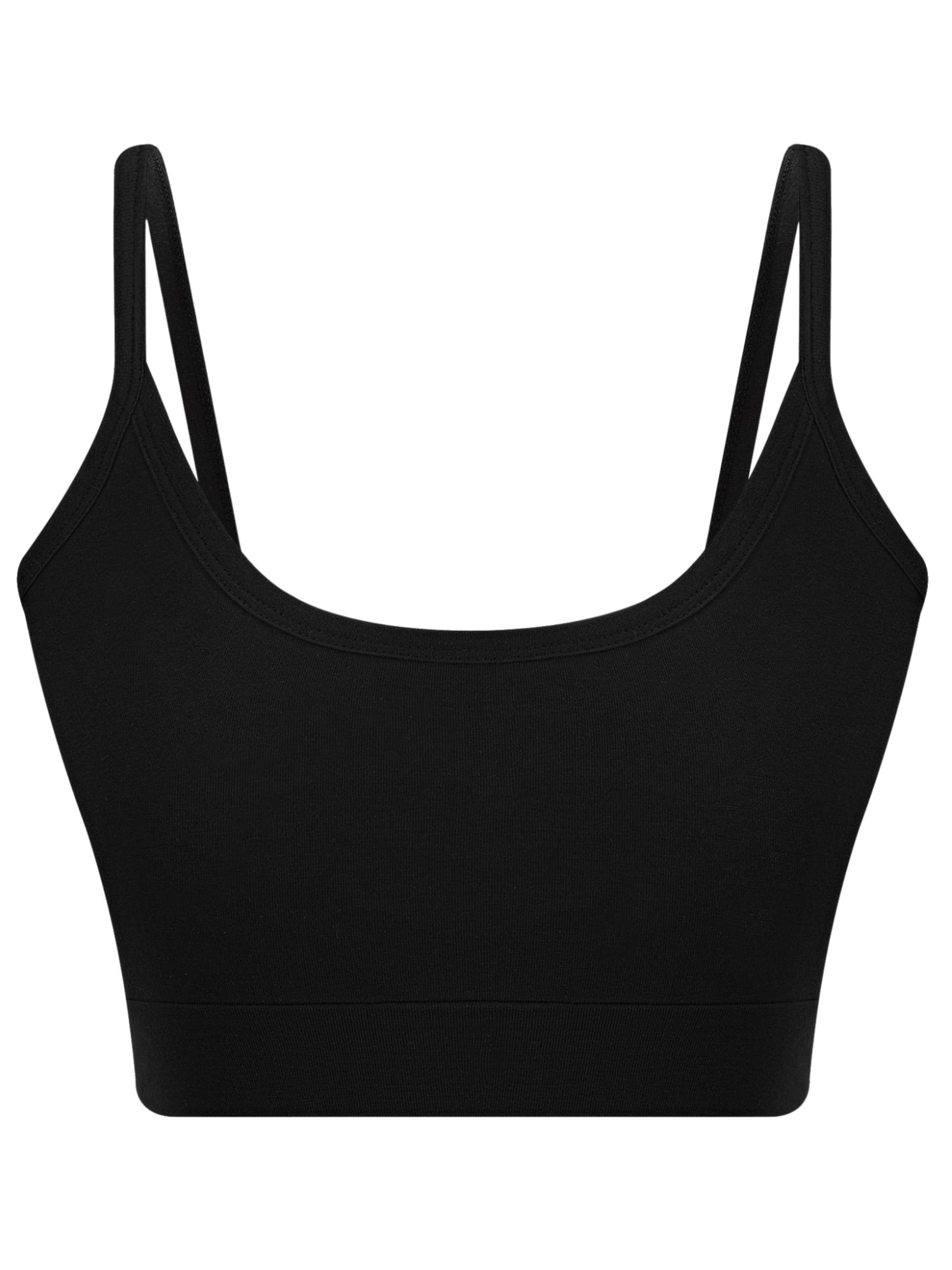 Albero Natur Top 'Bustier aus Bio-Baumwolle' in Black: front