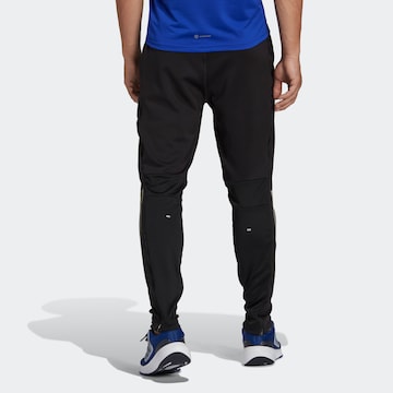 ADIDAS PERFORMANCE Slim fit Workout Pants 'Own The Run Astro ' in Black