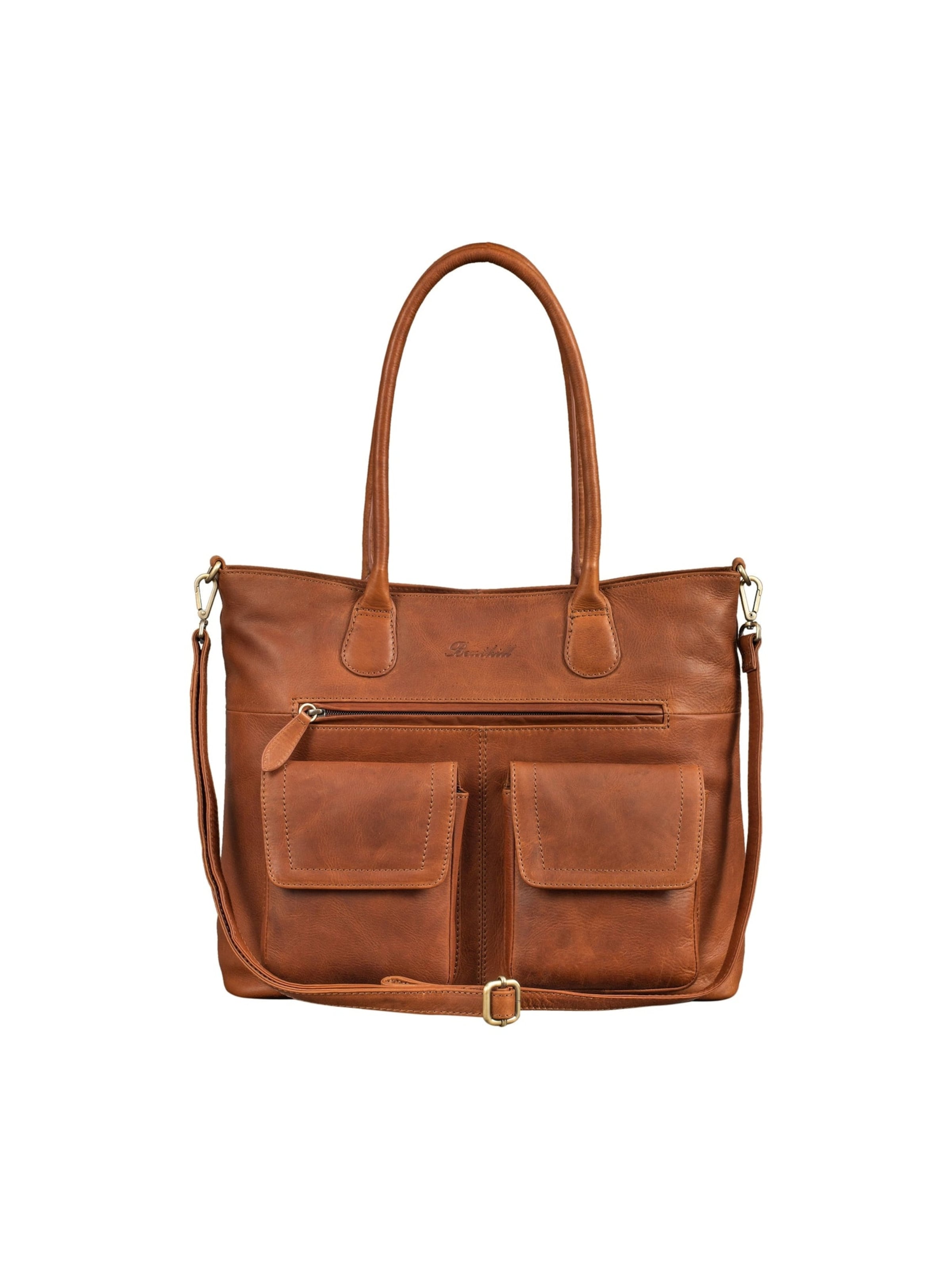 Benthill Handbag in Brown: front