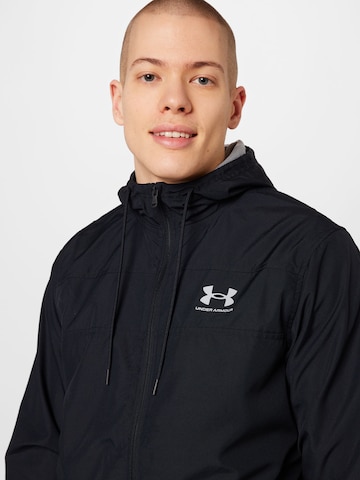 UNDER ARMOUR Athletic Jacket in Black