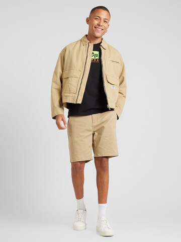 ALPHA INDUSTRIES Tričko – černá