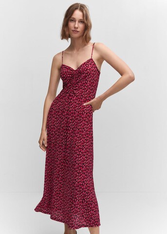 MANGO Letní šaty 'Pol' – červená: přední strana