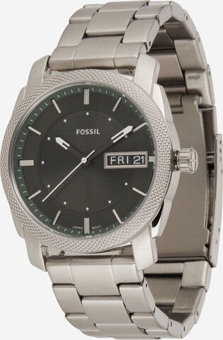 FOSSIL Analog klokke i sølv: forside
