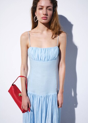 MANGO Dress 'Aries' in Blue: front