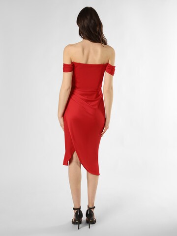 Robe de cocktail Marie Lund en rouge