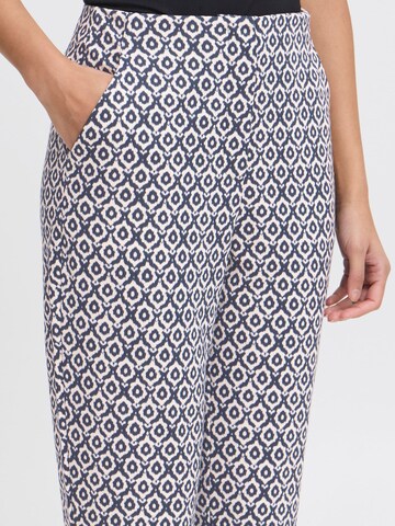 Regular Pantalon ' IHKATE PRINT ' ICHI en bleu