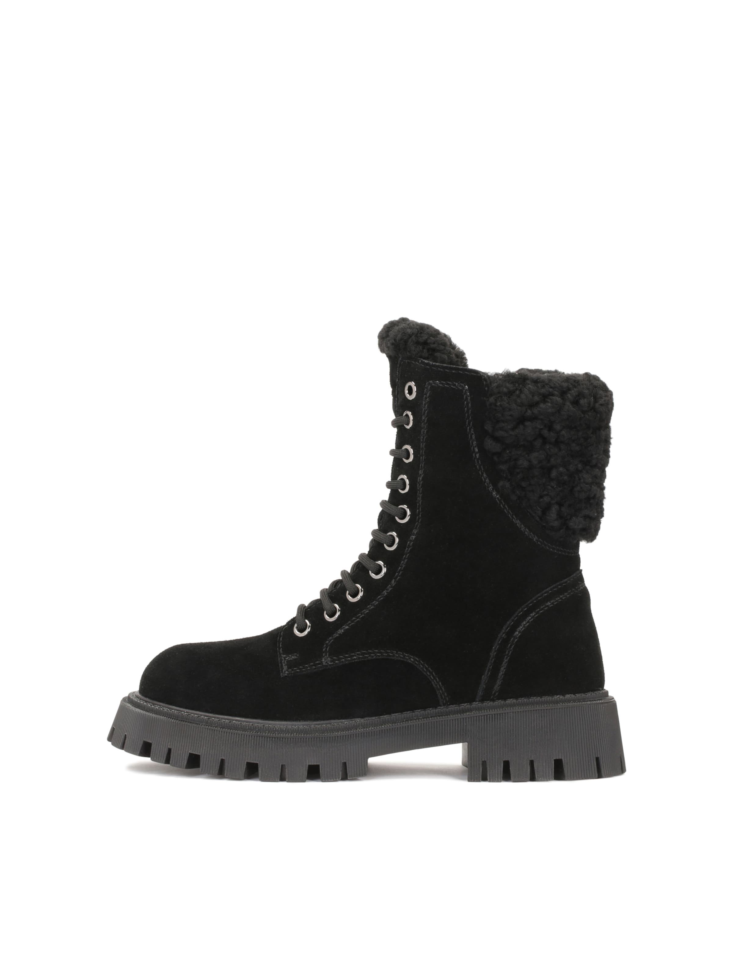 Bottines à lacets Kazar en noir : devant