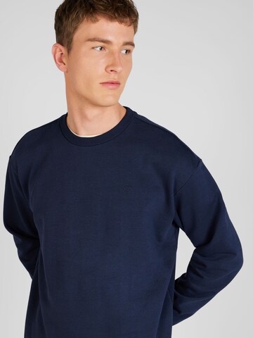 Sweat-shirt QS en bleu