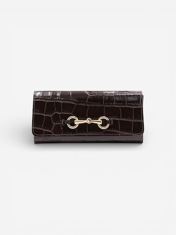 Cheval Firenze Wallet 'GRANT CROC' in Brown: front