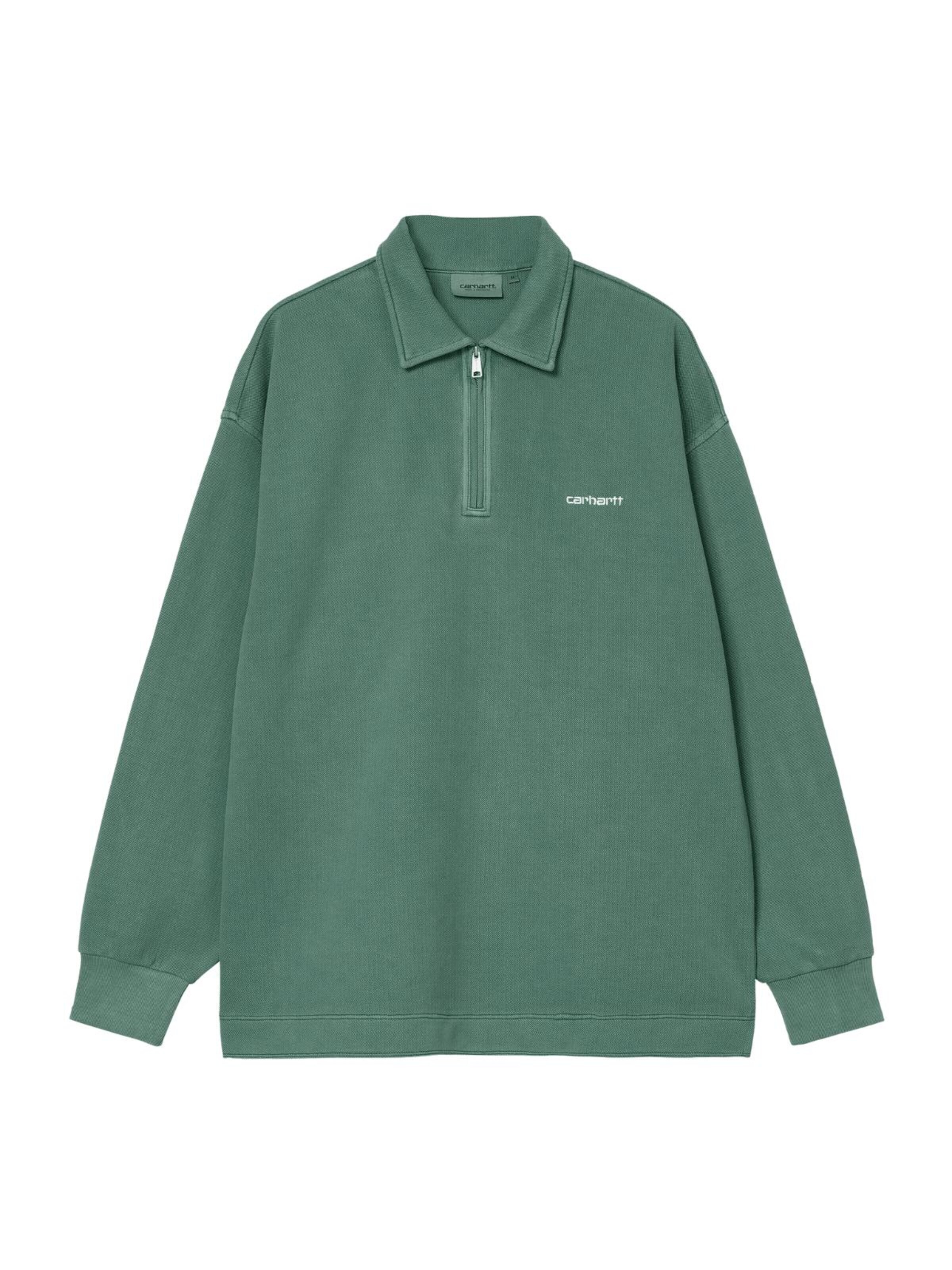 Carhartt WIP Pullover 'Pique Script'‌‌‌ in S in grün, Produktansicht
