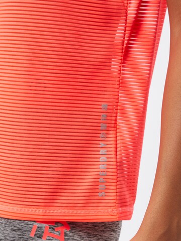 oranžinė Superdry Sportiniai marškinėliai be rankovių