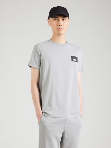 T-Shirt Karl Lagerfeld en gris : devant