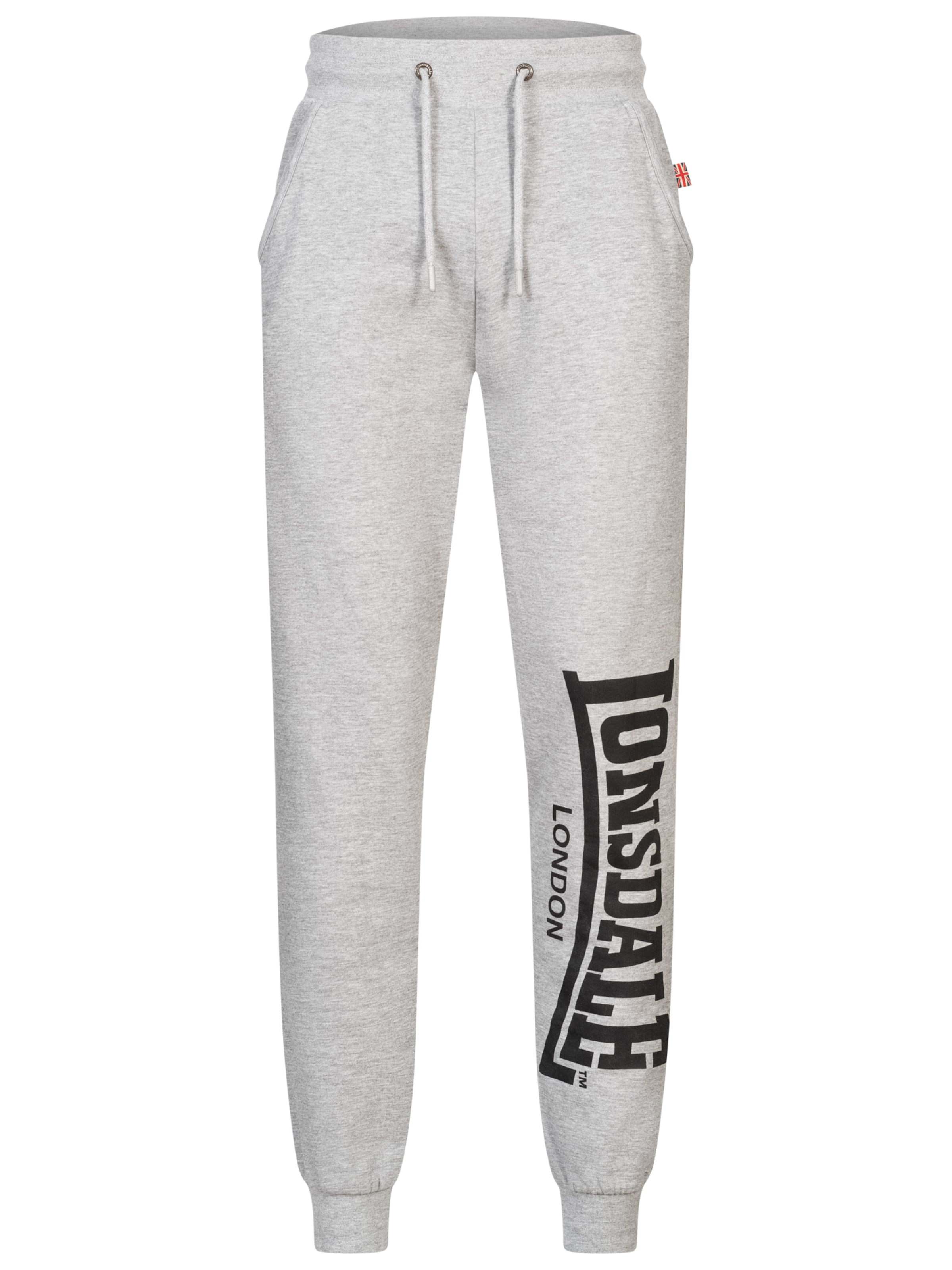 LONSDALE Конический (Tapered) Штаны в Серый: спереди