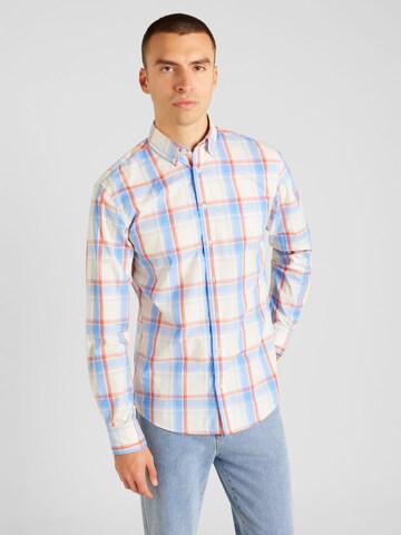 Coupe regular Chemise FYNCH-HATTON en bleu : devant