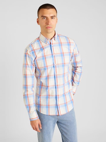 FYNCH-HATTON - Ajuste regular Camisa en azul: frente