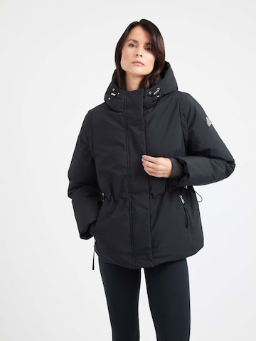 JACK1T Winter Jacket 'Supernova' in Black: front