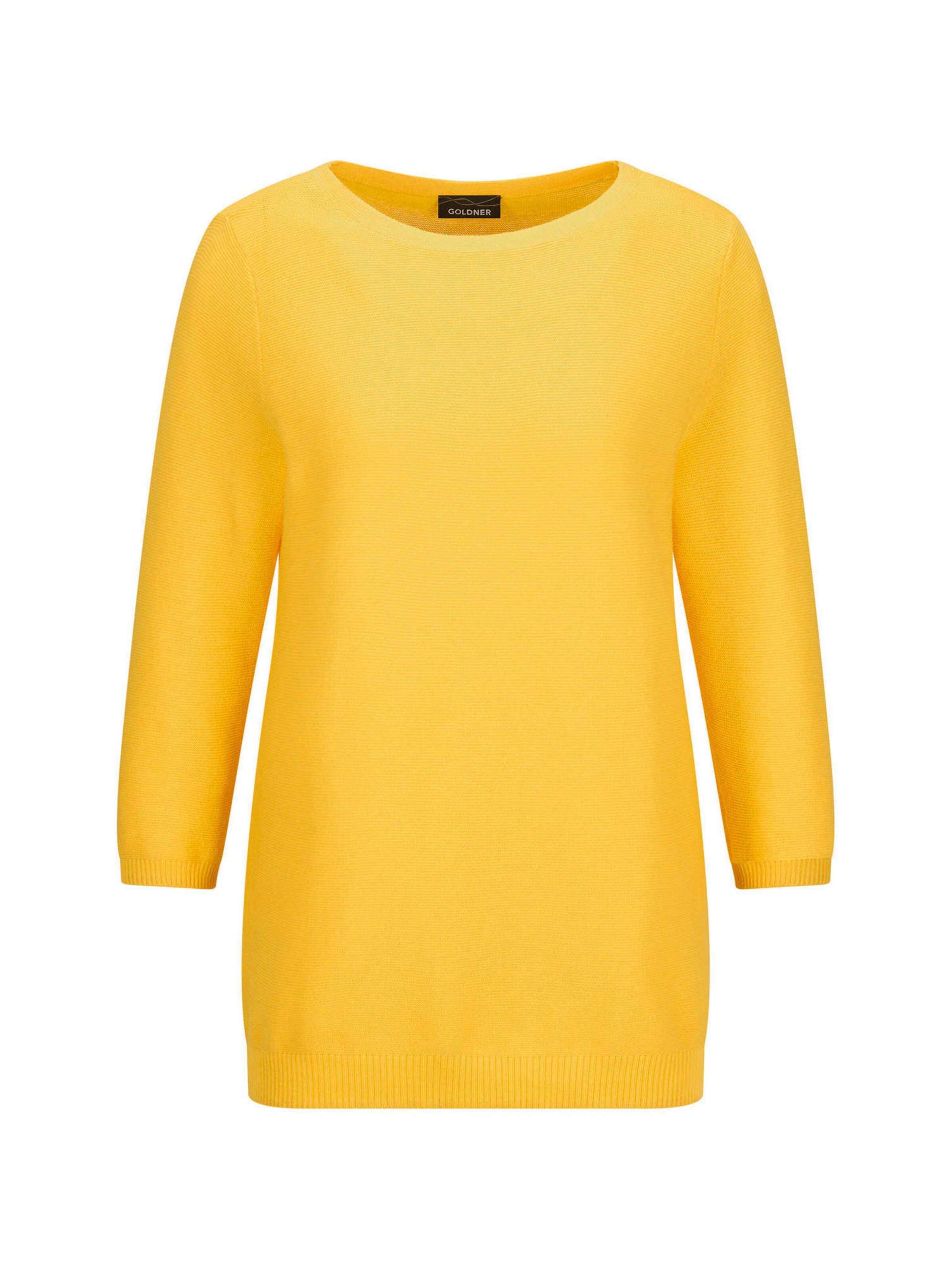 Goldner Trui in Geel: voorkant