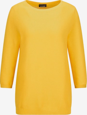 Pull-over Goldner en jaune : devant