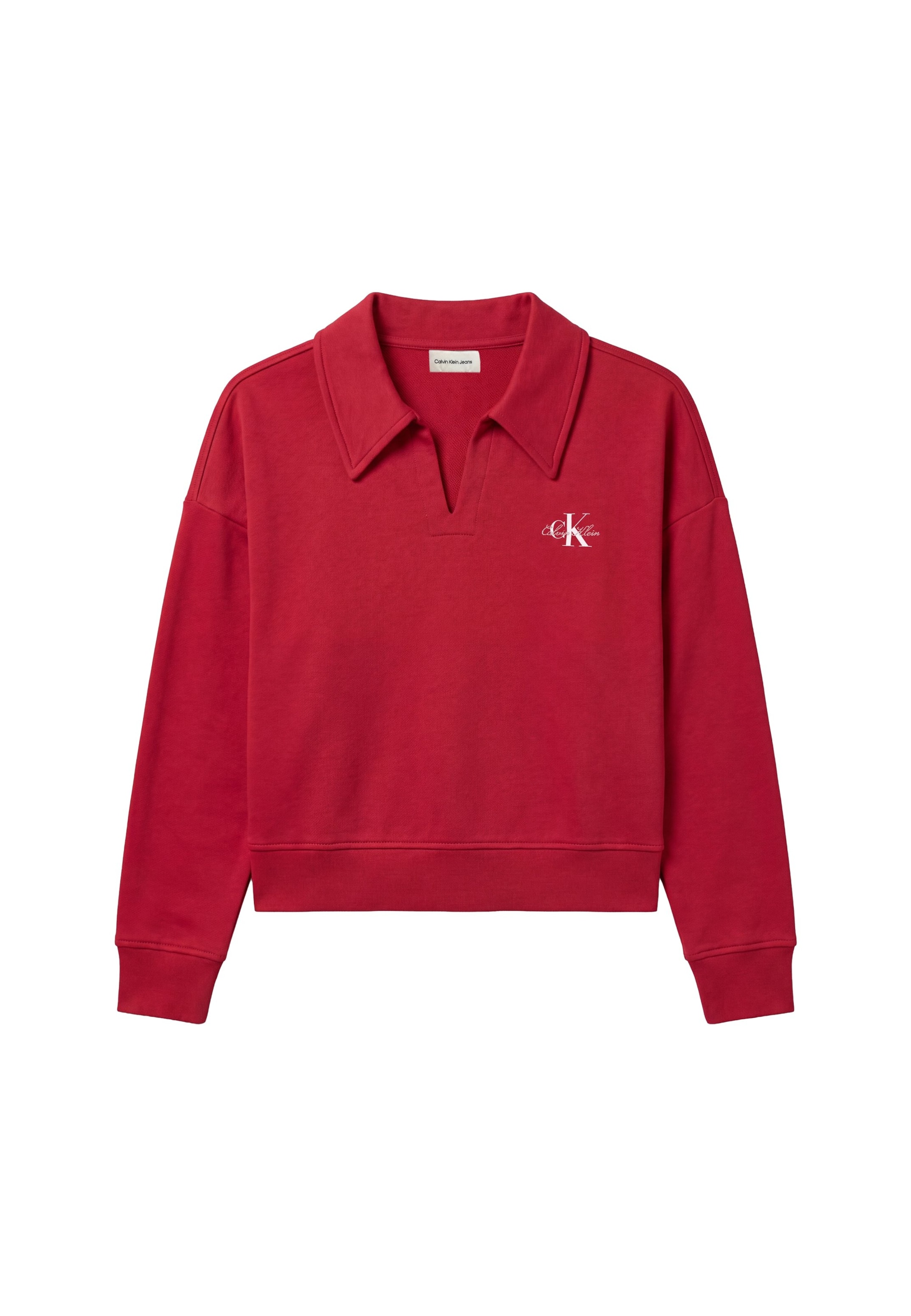 Felpa di Calvin Klein Jeans in rosso: frontale