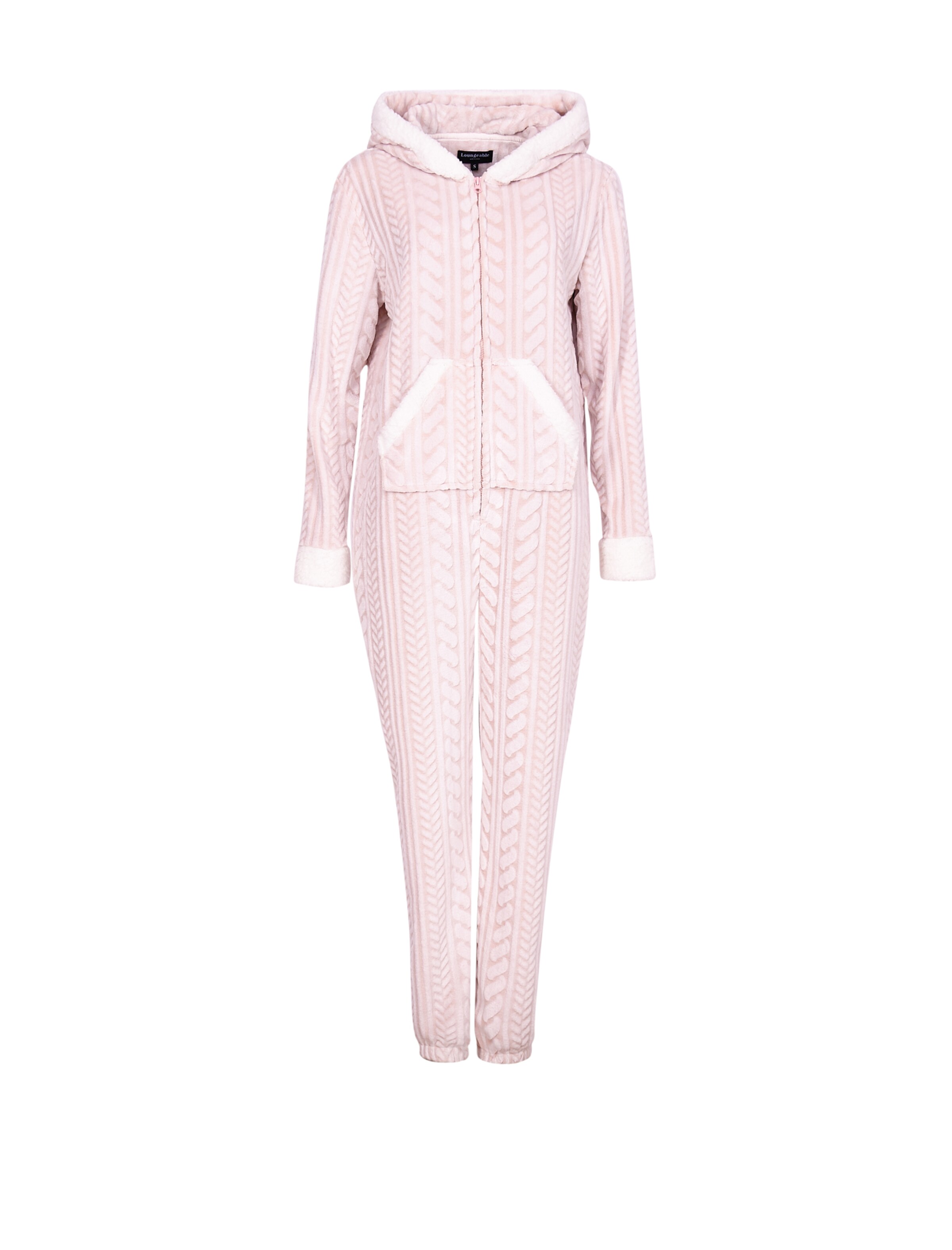 Loungeable Pyjama in Pink: Vorderseite