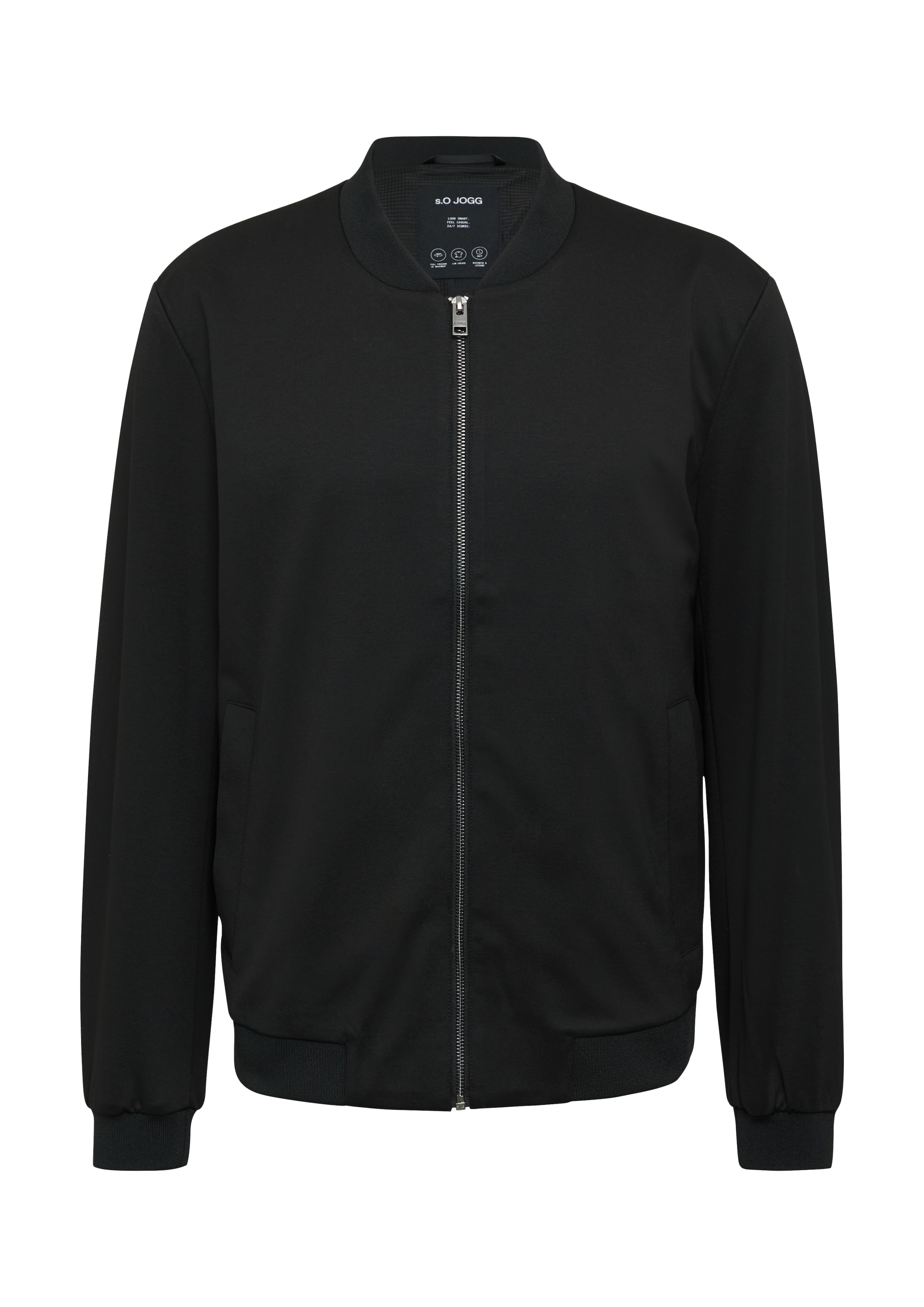 Veste mi-saison s.Oliver BLACK LABEL en noir : devant